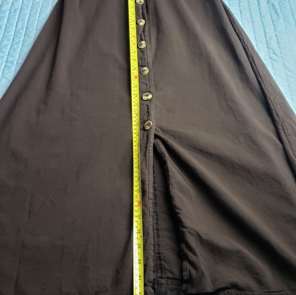 Vintage Magic Mountain Button-up Sleeveless Maxi Dress in Brown - Picture 7 of 9